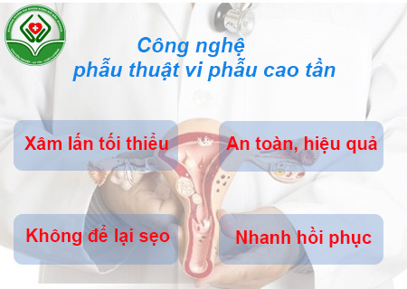 Chữa polyp cổ tử cung bằng vi phẫu cao tần